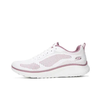Skechers BOBS SQUAD CHAOS Casual Shoes Women's Low Top White/Pink