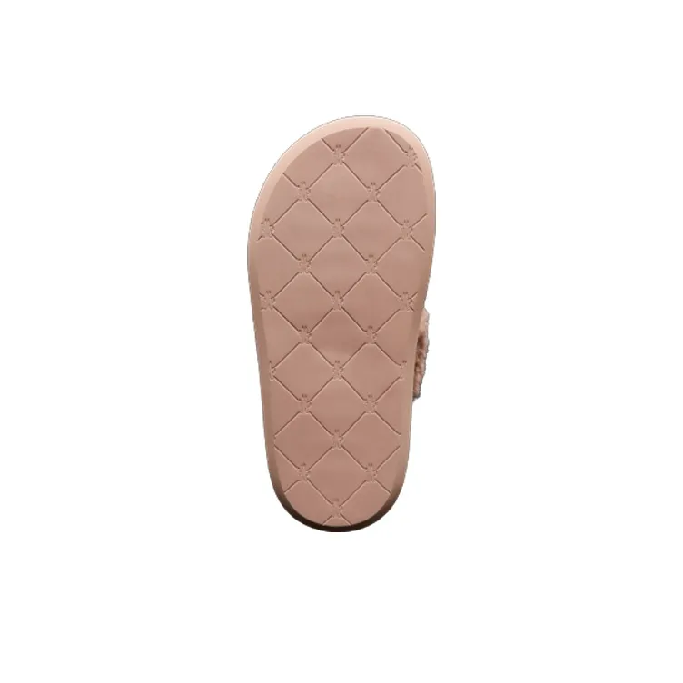 Moncler Shearling Cross-strap Slippers-4