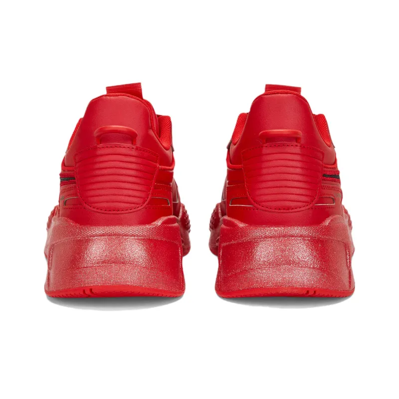 PUMA Scuderia Ferrari RS-X Mc Anti-Slip Wear-Resistant Low-Top Sports Casual Shoes Unisex Red Black-4