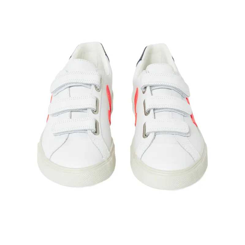 VEJA Esplar 3 Lock Velcro 'White Neon Orange' Women's-2
