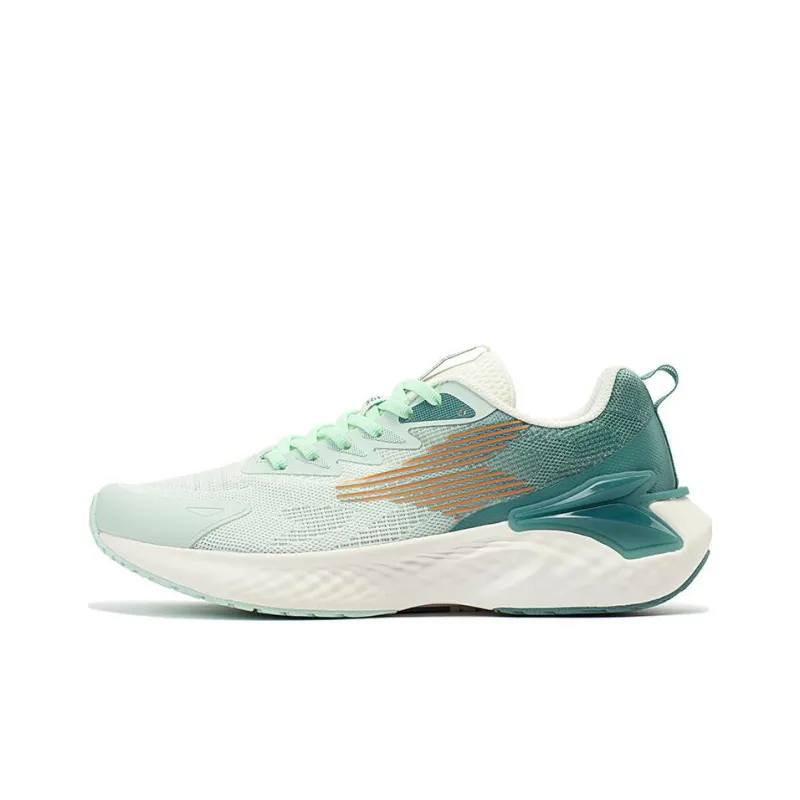 361° E Toughness 2.0 Cushioning Anti-Slip And Wear-Resistant Low-Top Running Shoes Men's Green Turquoise-0