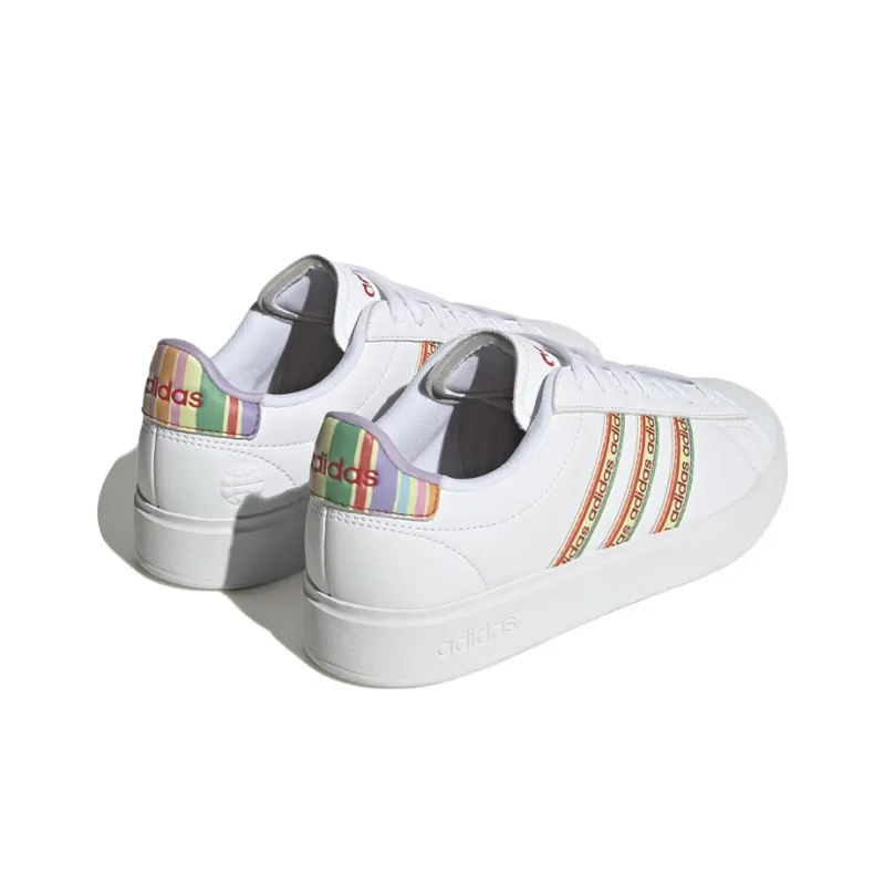 Grand Court Women's Adidas Neo 2.0 'Multi Color Stripes' Women's-3