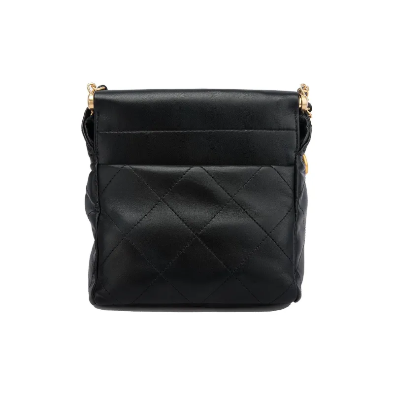 CHANEL 22Bag Lambskin Bucket Bag, Crossbody Bag, Shoulder Bag Trumpets Women's Black-2