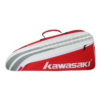 Kawasaki Badminton Racket Bags Can Hold 3 Pcs Fashion Trend Shoulder Bag Red Unisex Sun Protection Insulation