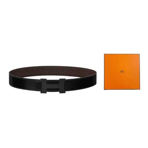 HERMES Constance Leather Belt Unisex