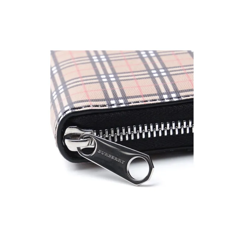 Burberry Cow Leather Clutch Small Size Men's Black-3