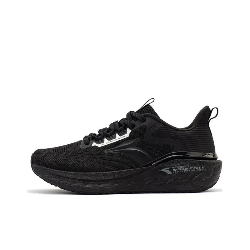 361° BOUND AIR 2.0 SE Cushioning, Slip Resistant, And Abrasion Resistant Low Top Running Shoes Men's Black-0