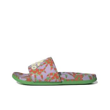 Adidas Adilette Comfort Sports Sandals Women's Purple Yellow