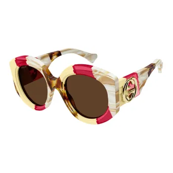 GUCCI Sunglasses Women's White