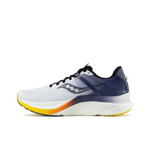 Saucony Tempus Running Shoes Men Low-Top White/Purple