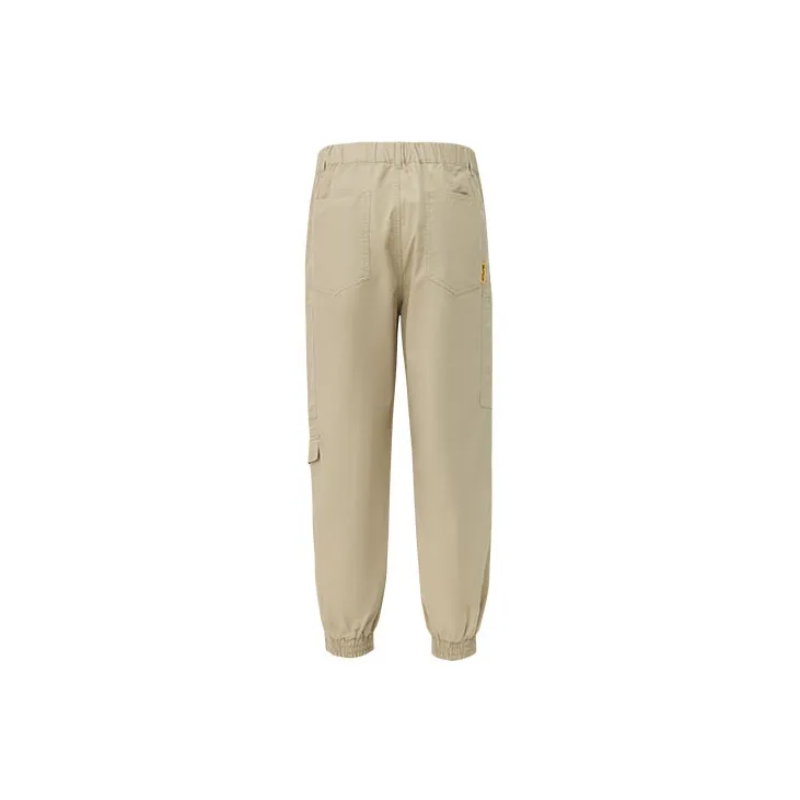 CAT Knitted Sweatpants Unisex Light Khaki-1