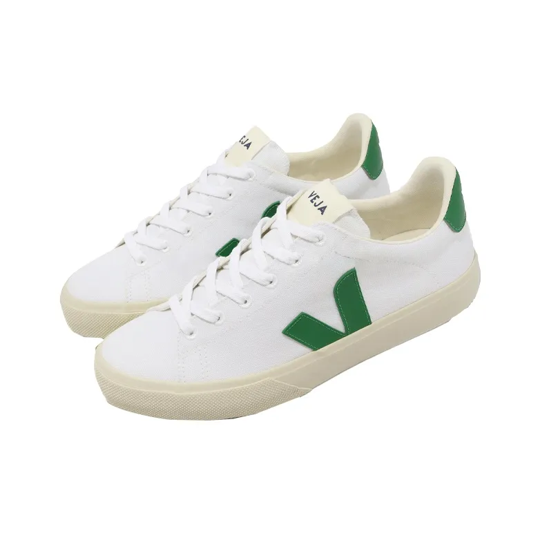 VEJA Campo Low Top Sneakers 'White Green'-2