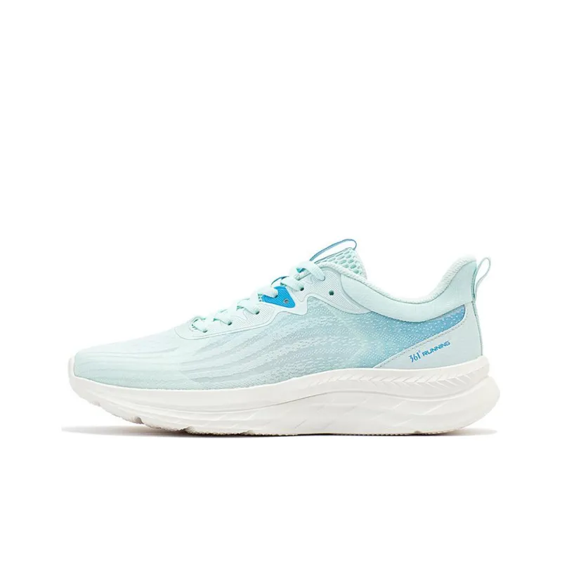 361° Cushioning Anti Slip And Wear Resistant Low Top Running Shoes Men's Blue White-0