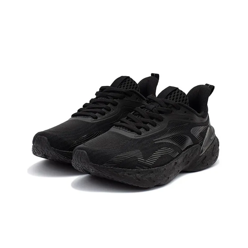 361° Popping Foam 3.0 Cushioned Slip Resistant Abrasion Resistant Low Top Running Shoes Men's Black-1