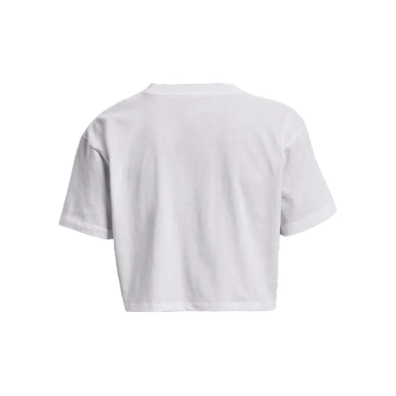 Under Armour Crop Tops Women's White-1