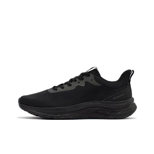 361° Flying Feather Cushioning Anti Slip And Wear Resistant Low Top Running Shoes Men's Black