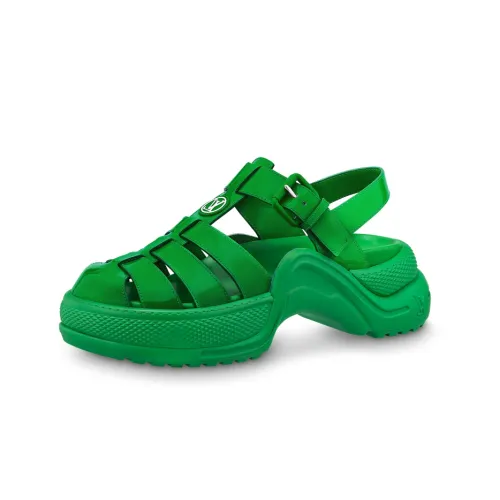 LOUIS VUITTON Archlight 1.0 Roman Sandals Women's Green