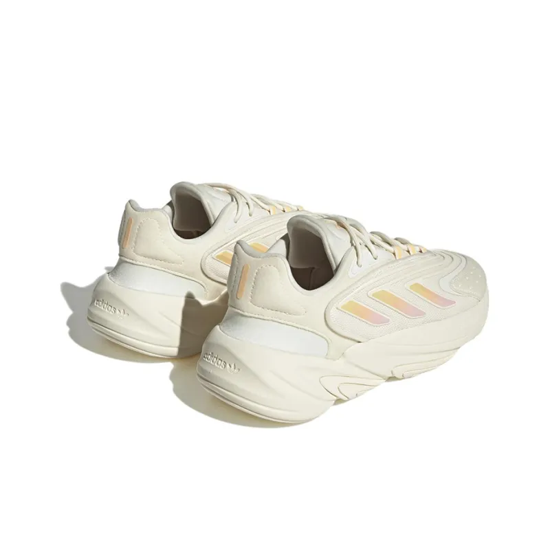 Adidas Ozelia Shoes 'Cream White Acid Orange' Women's-3
