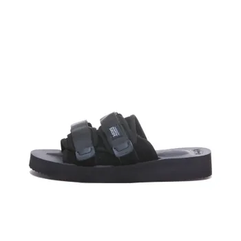 Suicoke Rubber Sole Slide Slippers Men's Black