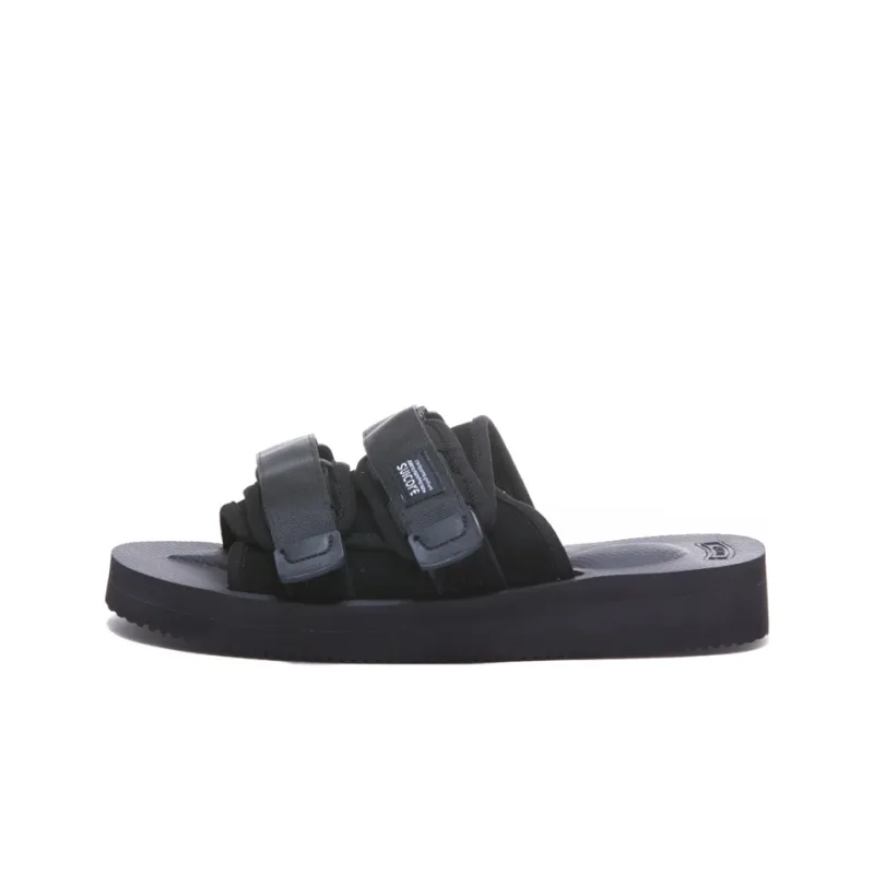 Suicoke Rubber Sole Slide Slippers Men's Black-0