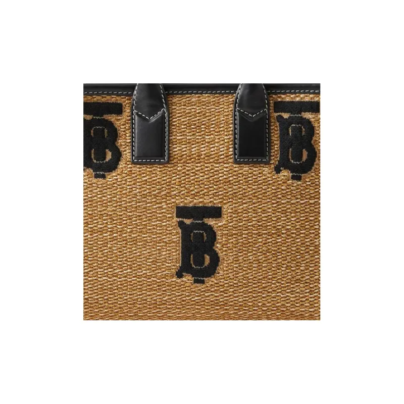 Burberry Mini Freya Tote Natural/Black-3
