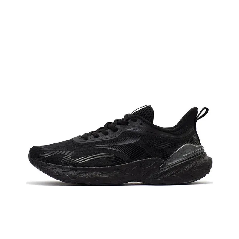 361° Popping Foam 3.0 Cushioned Slip Resistant Abrasion Resistant Low Top Running Shoes Men's Black-0