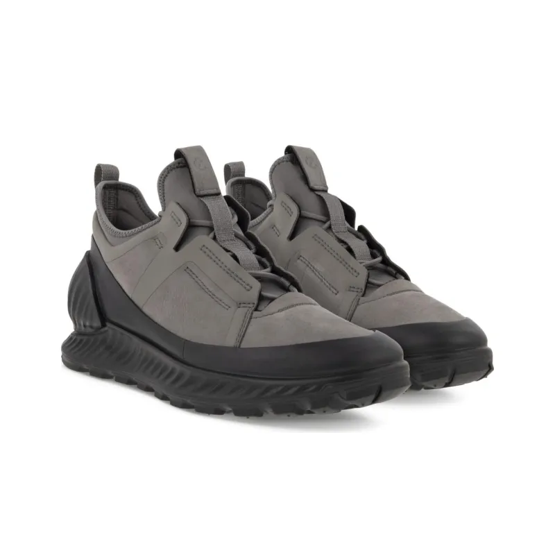 Ecco Breakthrough Low Top Sports Casual Shoes Men's Light Gray-3