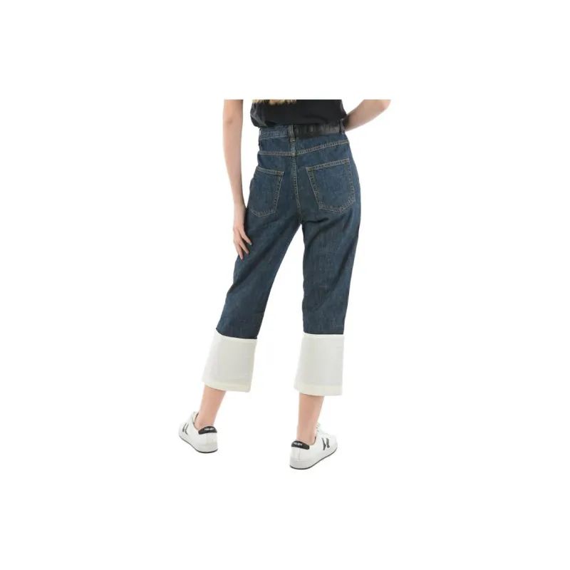 LOEWE Jeans Women's Blue White-1