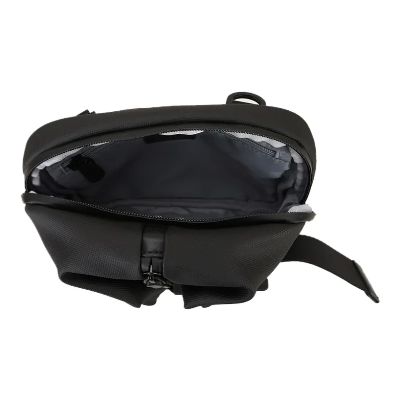 PIERRE CARDIN Fabric Urban Techwear Bag, Shoulder Bag, Crossbody Bag Trumpets Men's Black-4