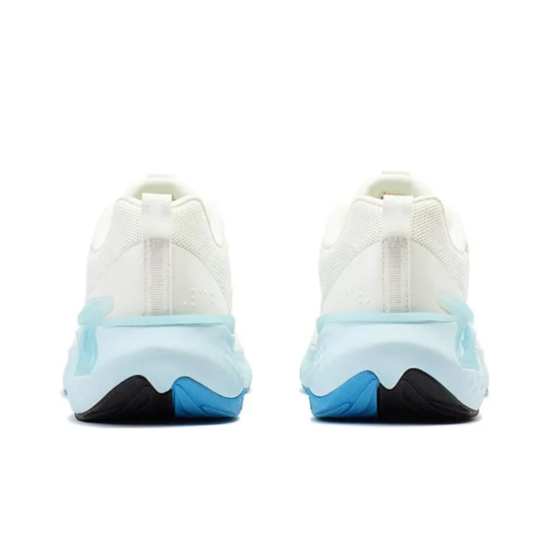 361° E Toughness 2.0 Cushioning Anti Slip And Wear Resistant Low Top Running Shoes Men's White Blue-2
