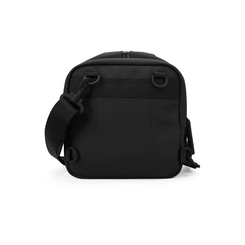PIERRE CARDIN Fabric Urban Techwear Bag, Shoulder Bag, Crossbody Bag Trumpets Men's Black-2