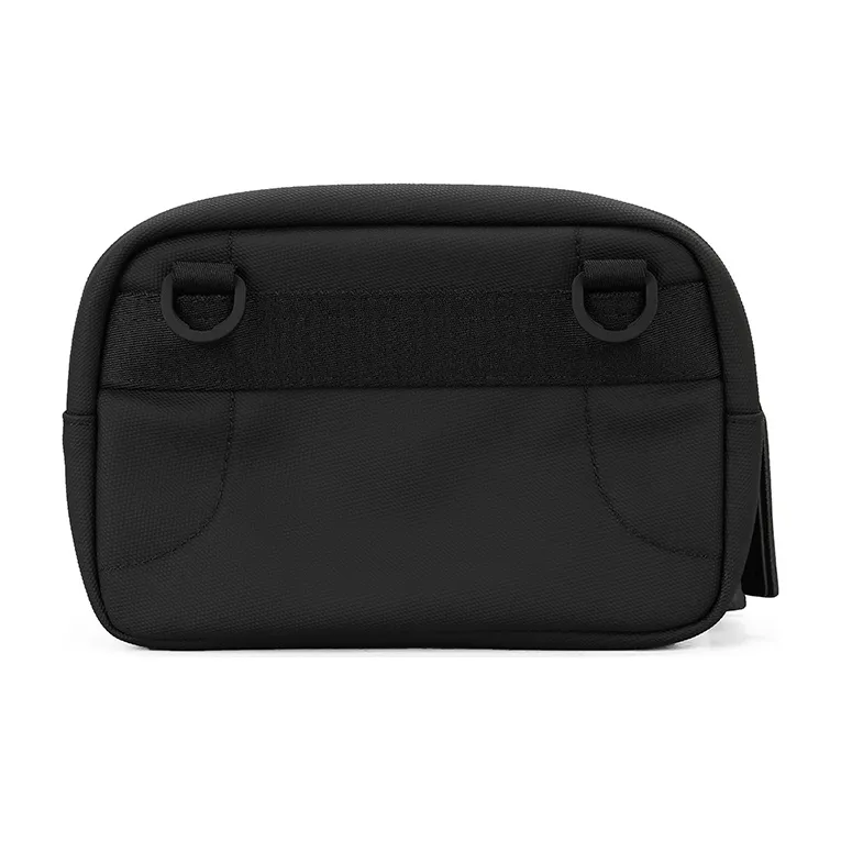 PIERRE CARDIN Fabric Crossbody Bag Trumpets Men's Black-2