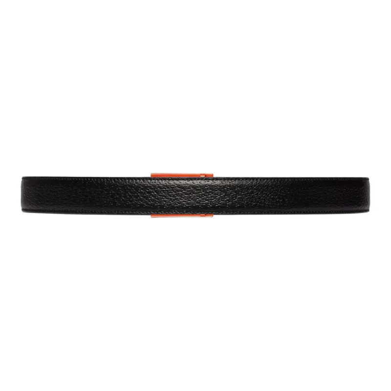 GUCCI Bold Letter G Plate Buckle Leather Belts Men's-1