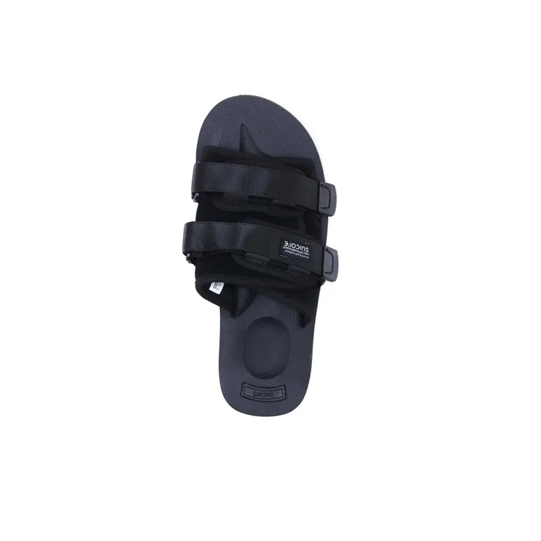 Suicoke Rubber Sole Slide Slippers Men's Black-2