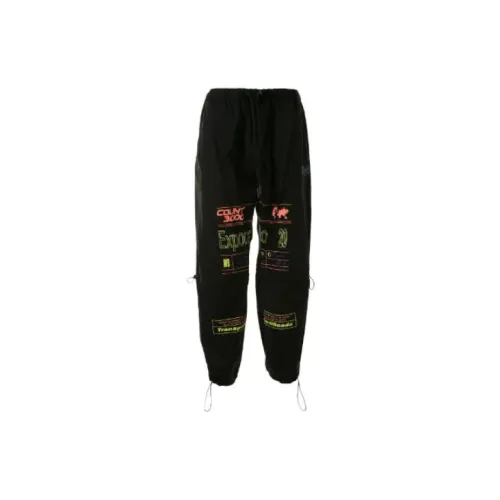 Marcelo Burlon Knitted Sweatpants Men Black