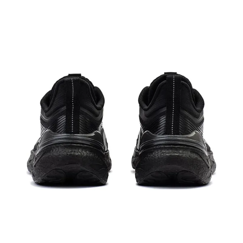 361° Popping Foam 3.0 Cushioned Slip Resistant Abrasion Resistant Low Top Running Shoes Men's Black-2