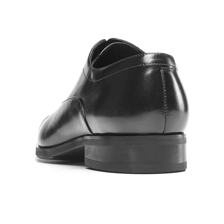 KANGNAI Dress Shoes Men Low Top Black-3