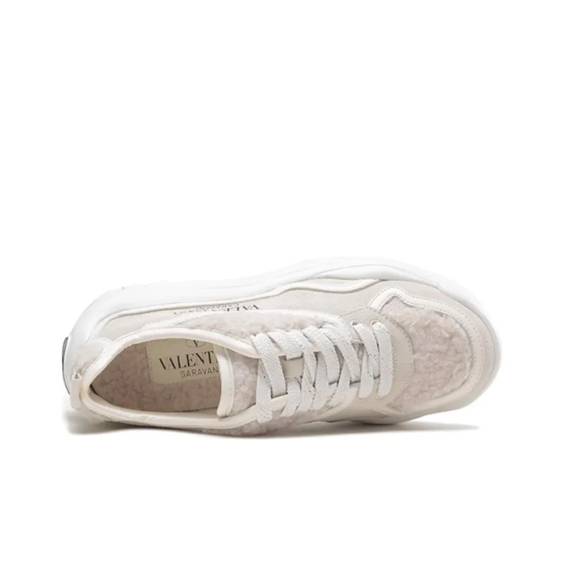 Valentino Low Top Casual Shoes Women's Nude-4