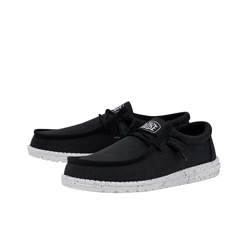 Heydude Men's Casual Shoes Men Low Top Night Blue With A Hint Of Black-1