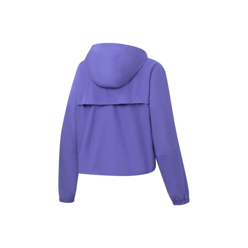 LINING Fitness Series Trench Coats Women's Very Peri Purple-1