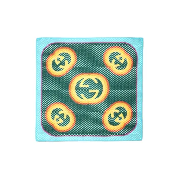 GUCCI Silk Scarves Women's Green