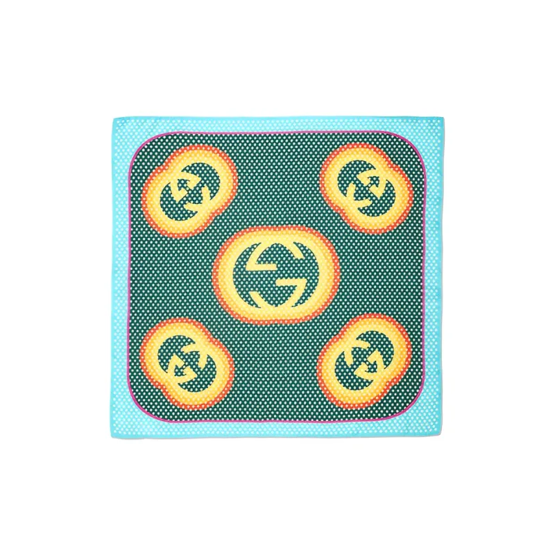 GUCCI Silk Scarves Women's Green-0