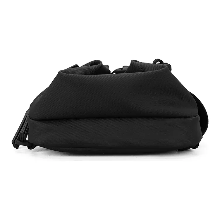 PIERRE CARDIN Fabric Urban Techwear Bag, Shoulder Bag, Crossbody Bag Trumpets Men's Black-3