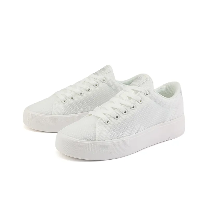 Kappa Low Top Skateboard Shoes Unisex White-3