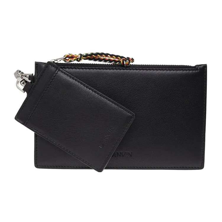 Lanvin Calfskin Clutch Men's Black-0