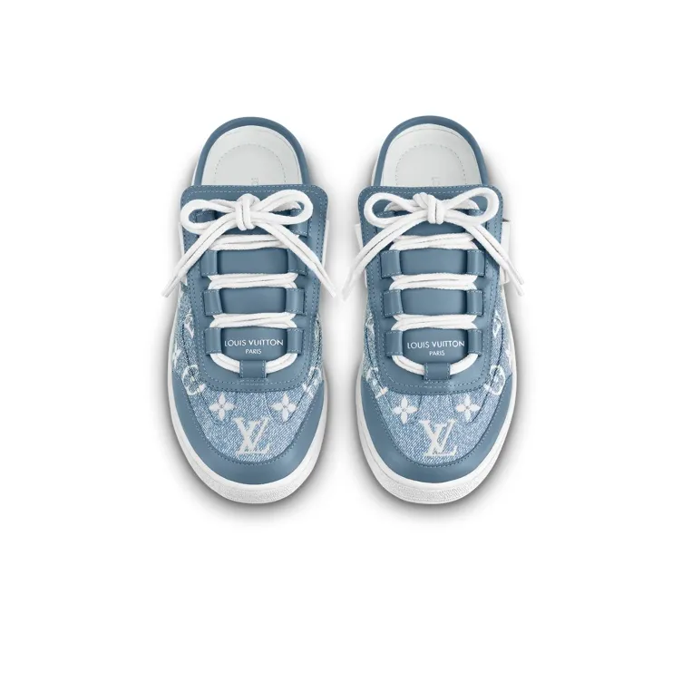 LOUIS VUITTON Lous Stylish Sandal Women's Blue-3