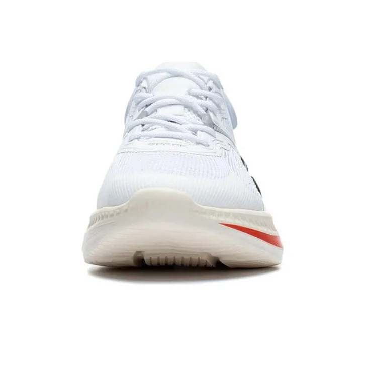 LiNing Spark Lite Slip Resistant, Abrasion Resistant, Breathable Low Top Sports Casual Shoes Men's White Gray Red-4