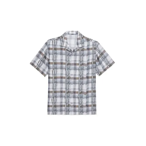 THEORY X Lucas Ossendrijver Shirts Men French Mixed Blue