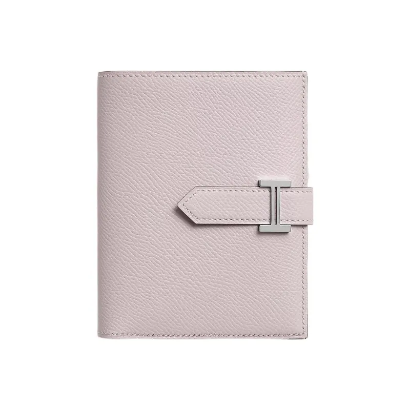 HERMES Bearn Epsom Calfskin Short Wallet Women's 09 Mauve Pale Dream Purple-0