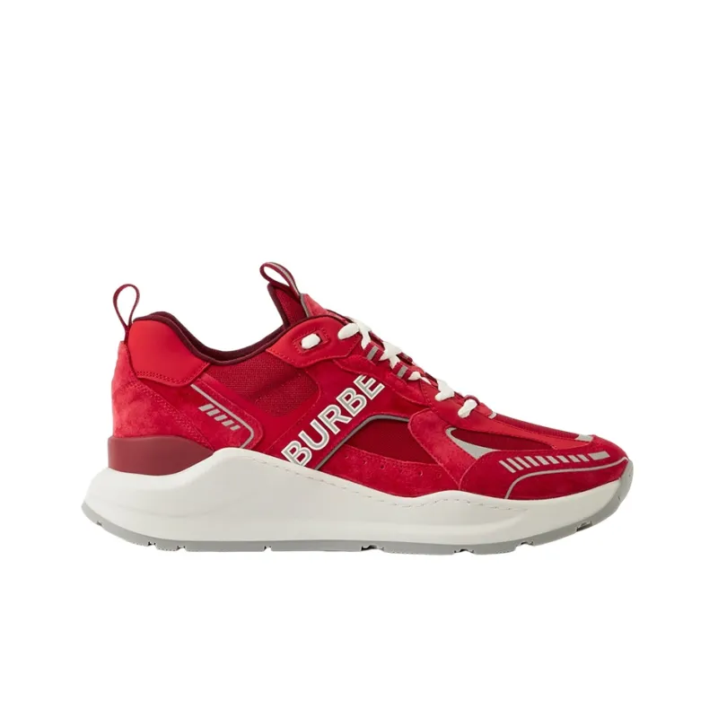 Burberry Low Top Sports Casual Shoes Men's Red-1